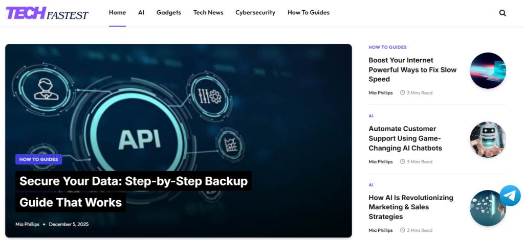 TechFastest.com Review: Speed, Simplicity, and Smart Insights in the Fast Lane of Technology techfastest