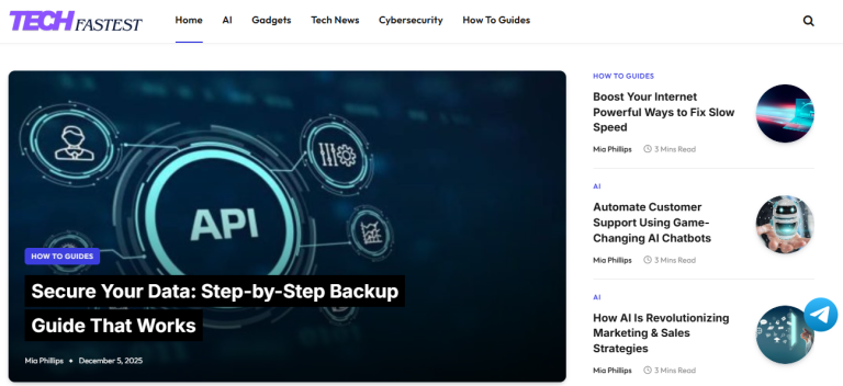 TechFastest.com Review: Speed, Simplicity, and Smart Insights in the Fast Lane of Technology techfastest